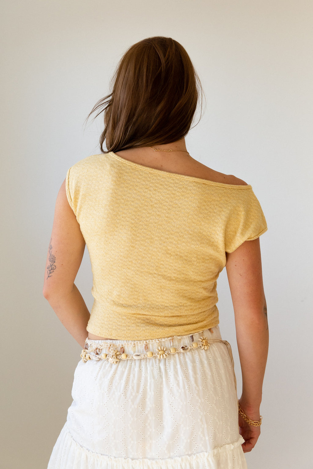 Everyday Knit Cap Sleeve Top
