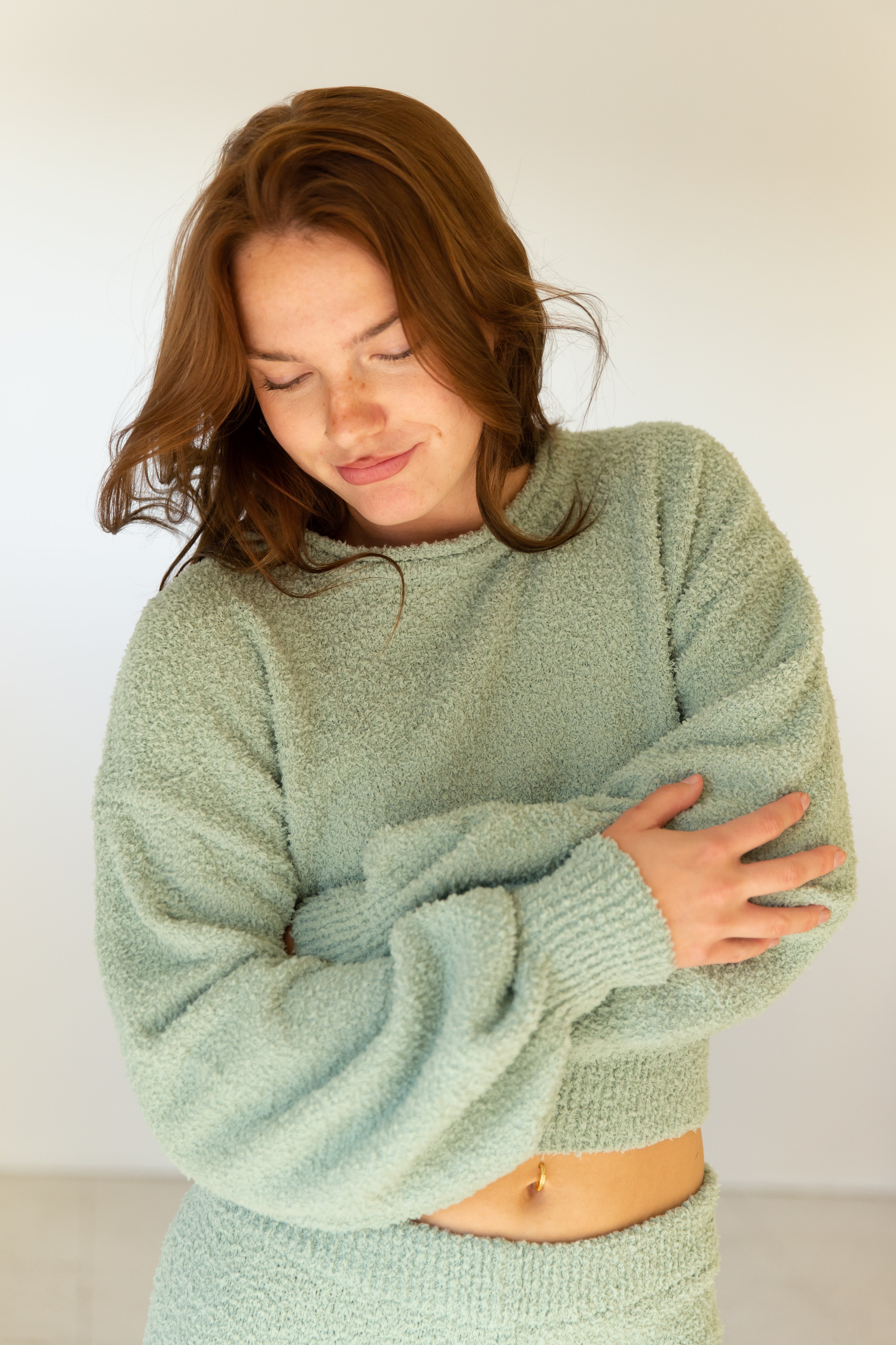 Terry Cloth Sweater
