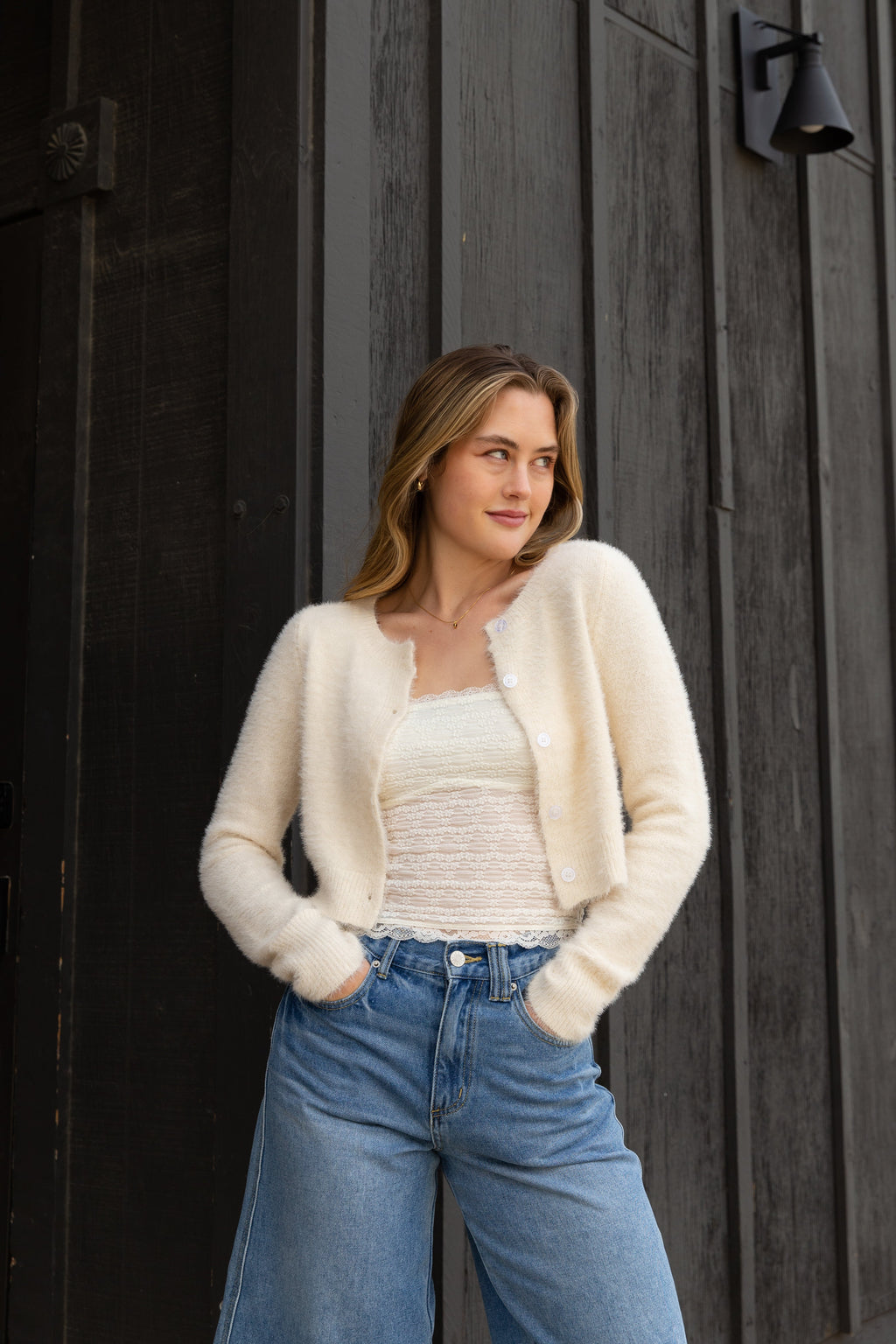 Knit Button Cardigan