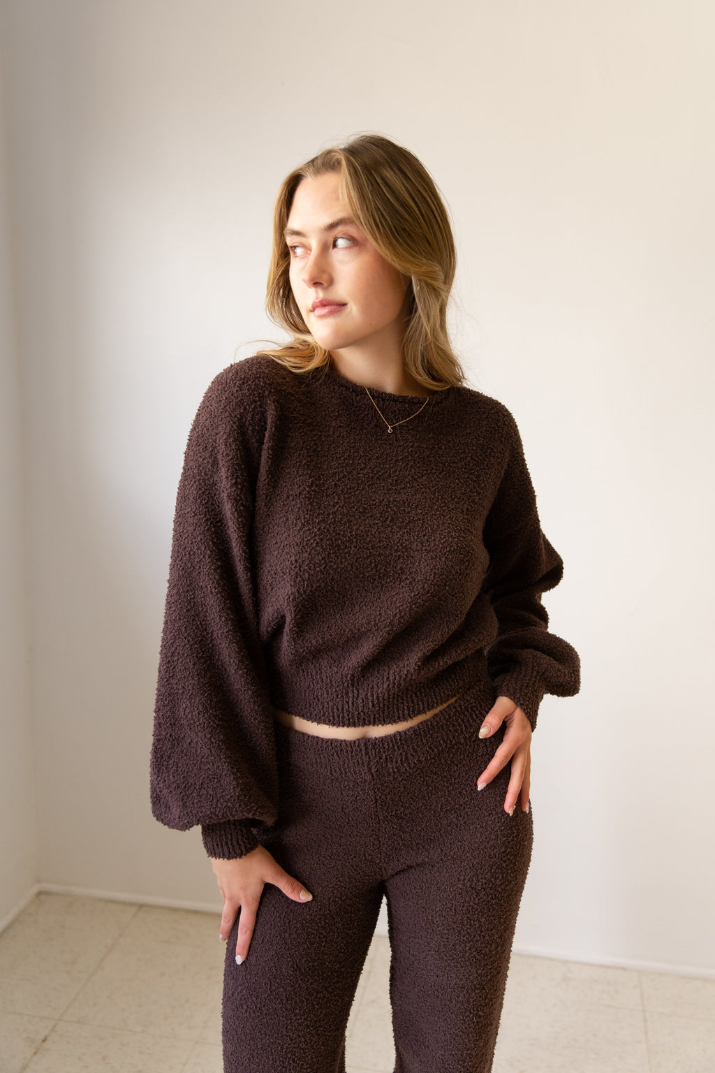 Terry Cloth Sweater
