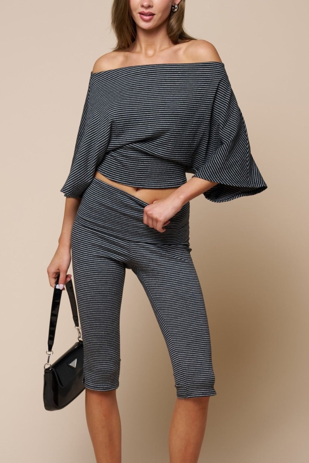 Fold Over Capri Leggings