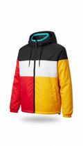 Color-Blocked Windbreaker Jacket