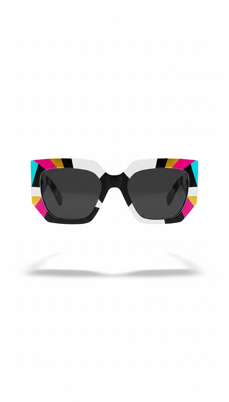 Sculptural Acrylic Sunglasses