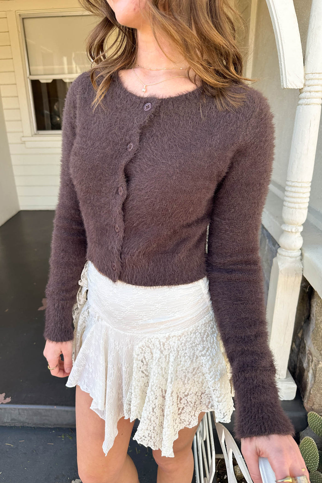 Knit Button Cardigan