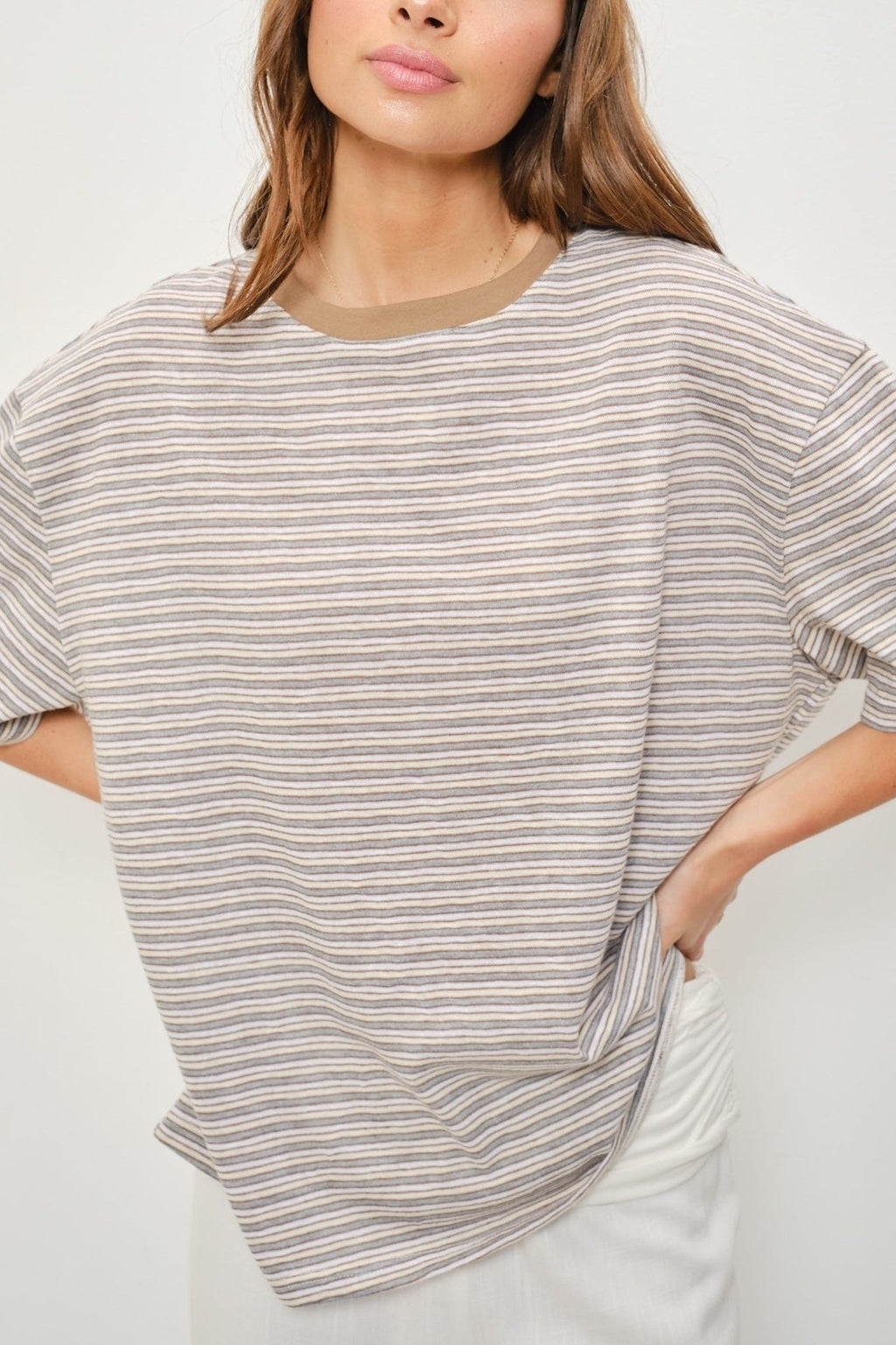 Striped Oversized Tee