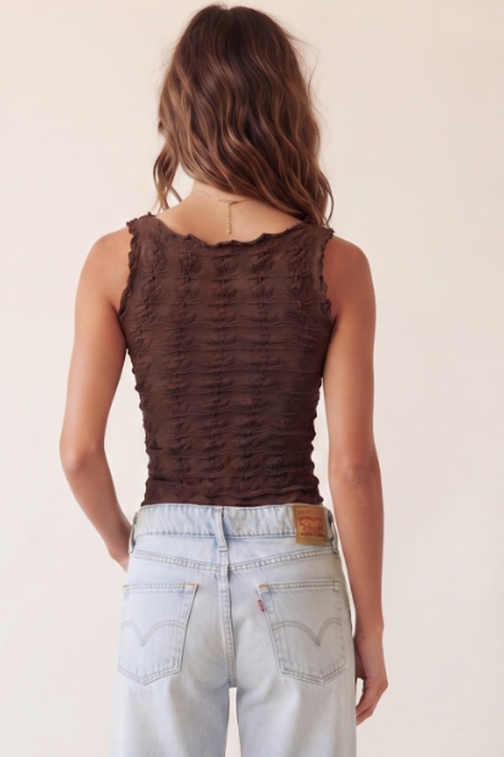 Floral Edge Top