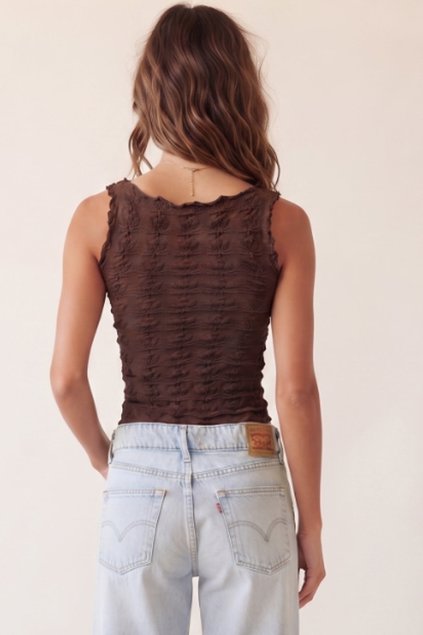 Floral Edge Top