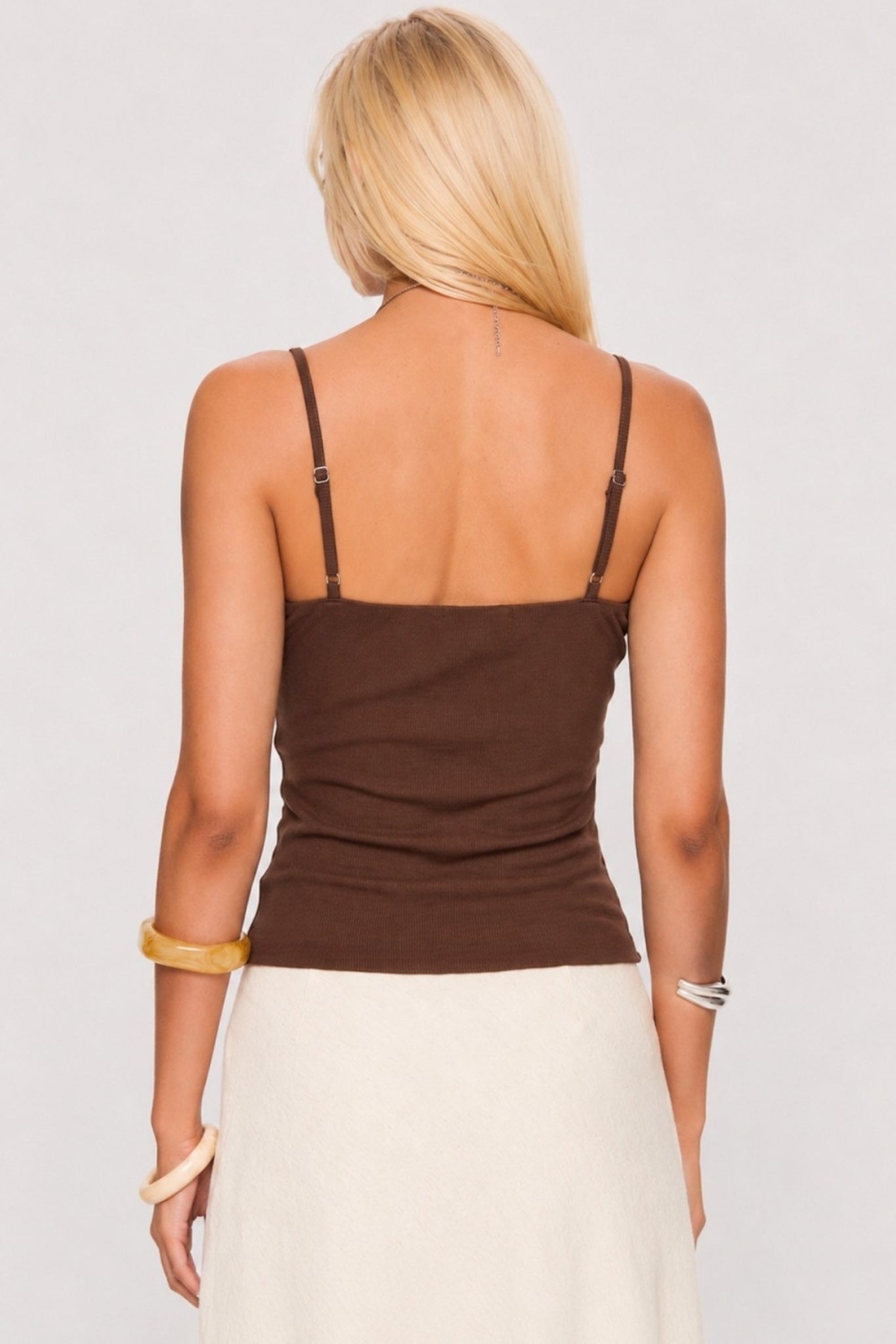 Beaded Cutout Cami