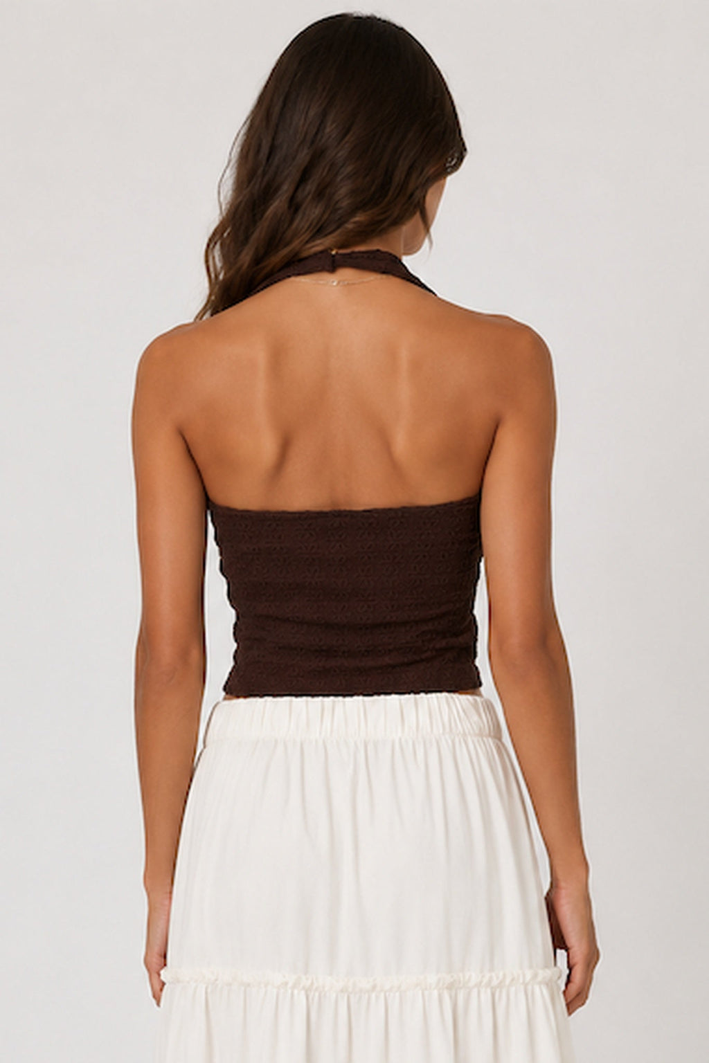 Textured Halter Top