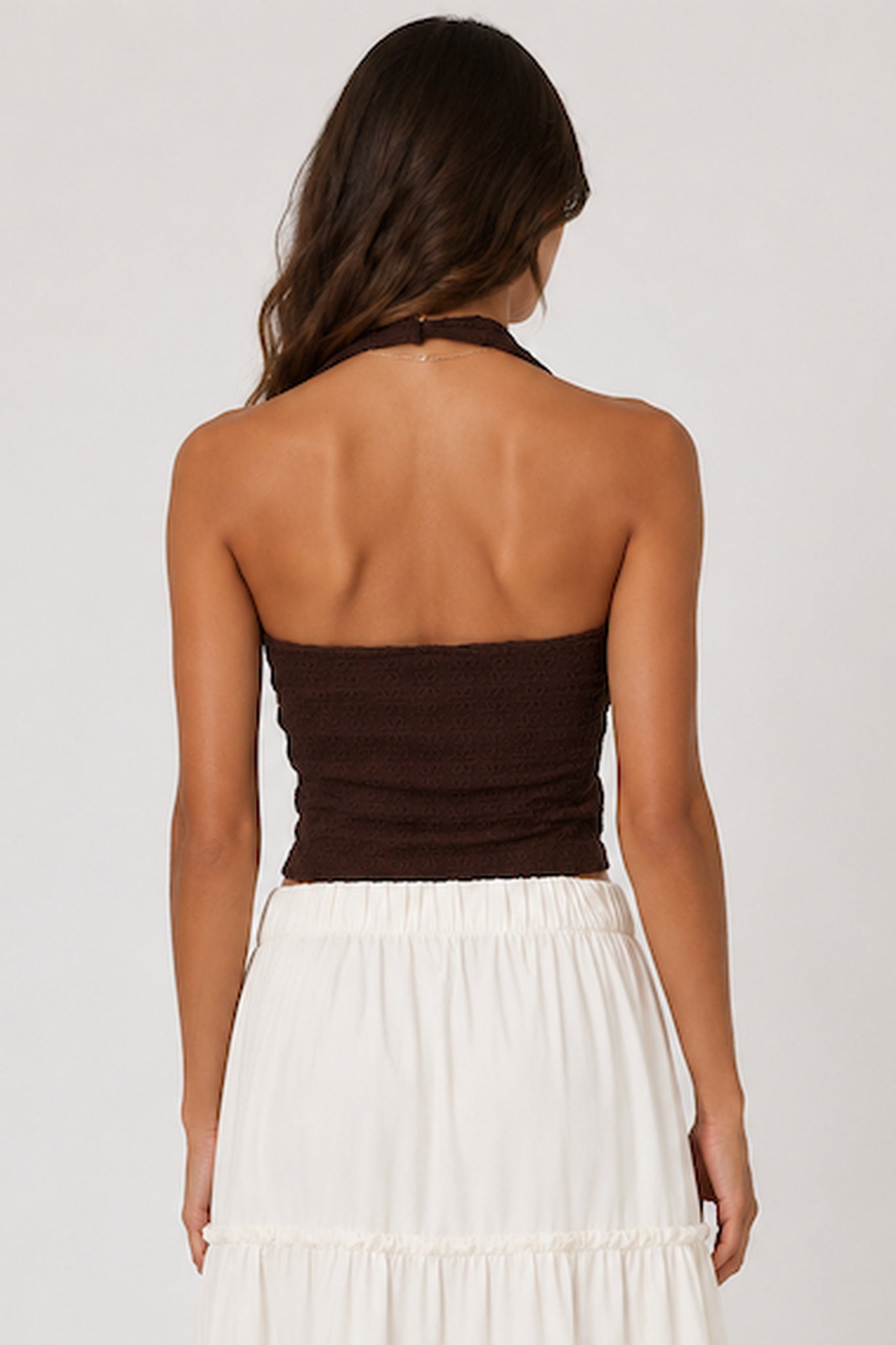 Textured Halter Top