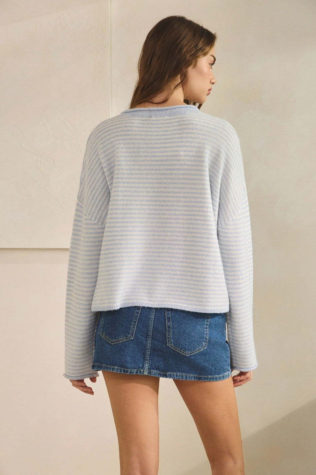 Striped Knit Sweater