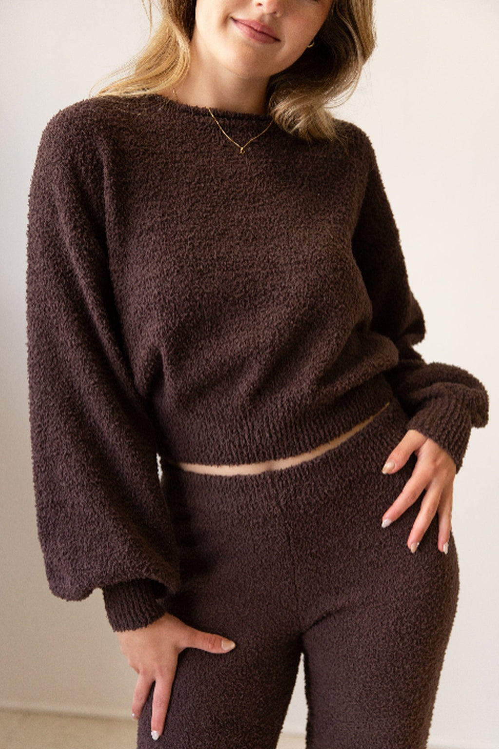 Terry Cloth Sweater