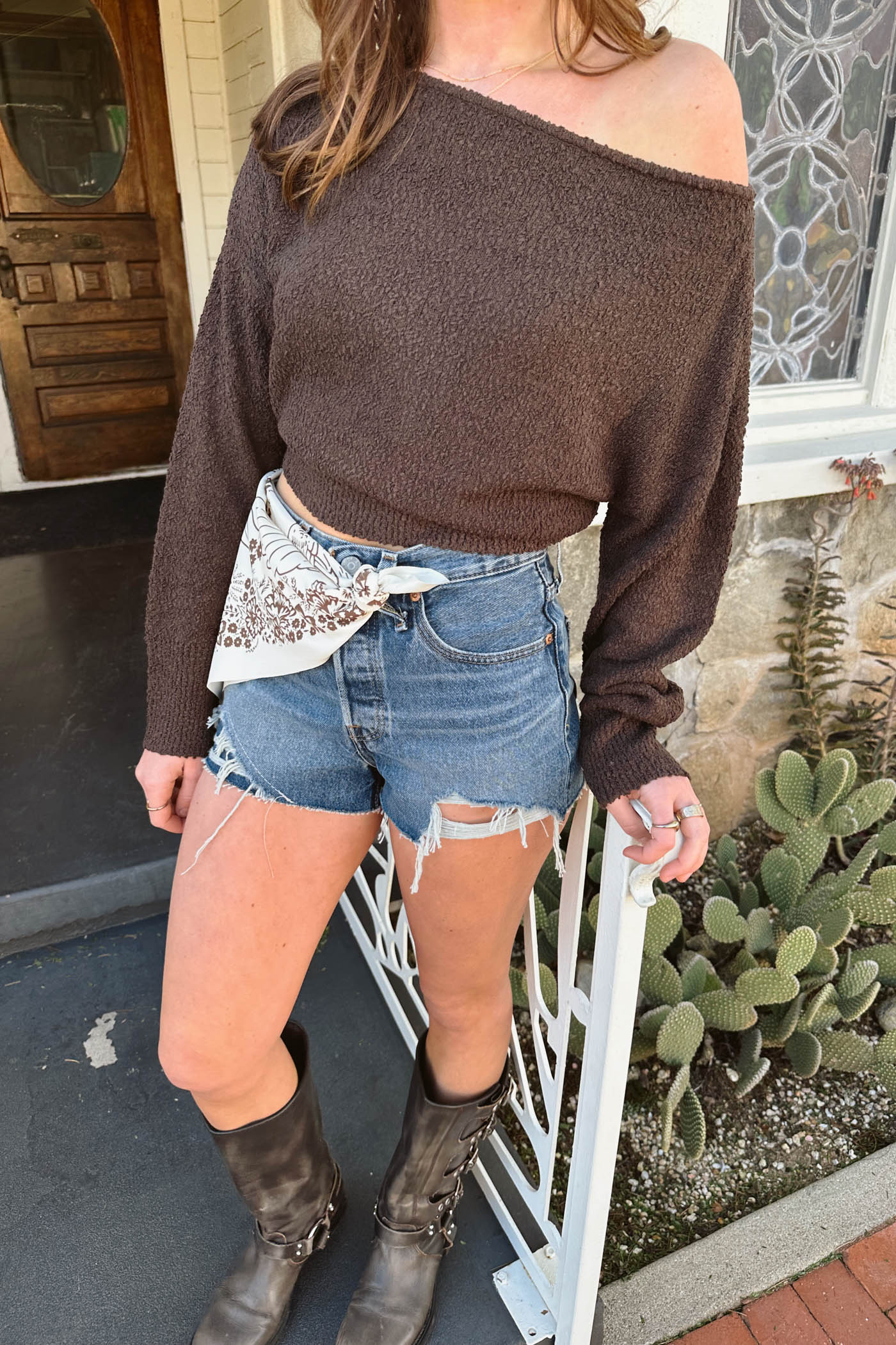 Off The Shoulder Sweater